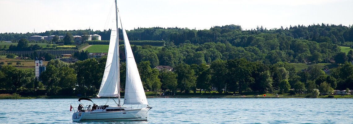 Segelboote am Bodensee