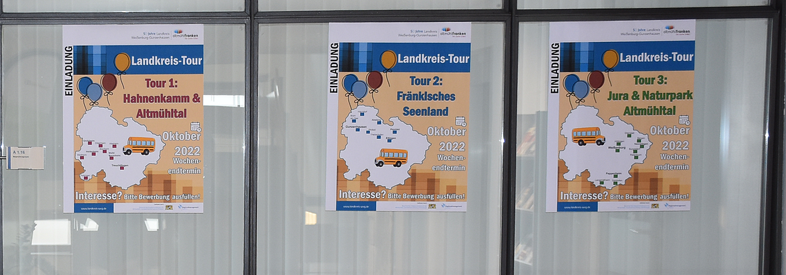 Plakate Landkreistour