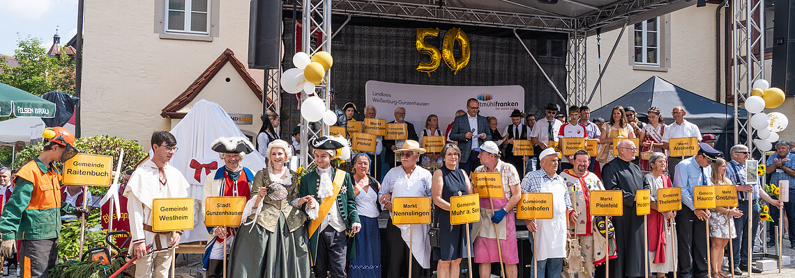 Hoffest 50 Jahre Landkreis Weißenburg-Gunzenhausen