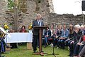 40. Kapellfest und 560 Jahre Katharinenkapelle mit Überreichung LEADER-Förderbescheid
Gerhard Wägemann hält an einem Podest eine Rede