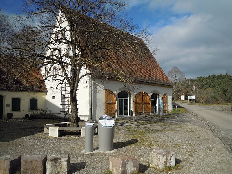 Infozentrum Mandlesmühle Das Infozentrum Mandlesmühle in der Außenansicht.