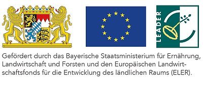 Das Logo mit dem Förderhinweis des Bayerischen Staatsministeriums für Ernährung, Landwirtschaft und Forsten und dem Europäischen Landwirtschaftsfonds der Entwicklung des ländlichen Raums.